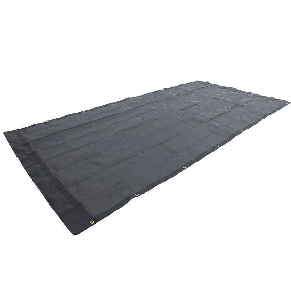 Mesh Dump Truck Tarp 7ft x 16ft 10oz Black (182631)