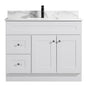 Newport Vanity Cabinet Only 2-Door/2-Drwr 42in x 21in White(For Marble Top 188417) (188431)