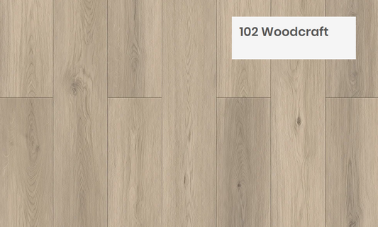 102 Woodcraft- Woden Flooring Garnet Collection 7mm SPC Vinyl