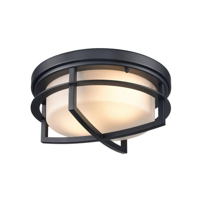 Five Points 2 Light Outdoor Flush Mount