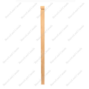 Plain 3 1/2”*48” Half Post Red Oak 10Pcs/Pack (HPM101-1260)