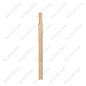 Pin-Top Newel Post (Round Head) 2 3/4”*2 3/4”*44” Red Oak 4Pcs/Box (NMRT101-1261)
