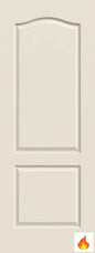 Two Panel Arch Fire Rated Door With Knock Down Kit (2PA-FFR-KDK-09)