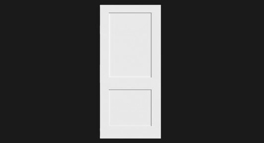 2 Panel Smooth Hollow-NAF- Door Slab