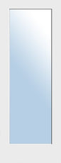 F&D Clear Glass 1-Panel Door Slab (CGOPD-021)