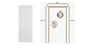 F&D 2 Panel Shaker Hollow Core Door With U Channel (door1)