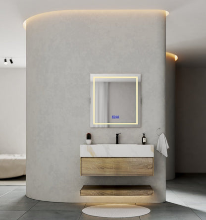 40" Light Oak Hotel-Style Floating Bathroom Vanity (Cabinet Only)