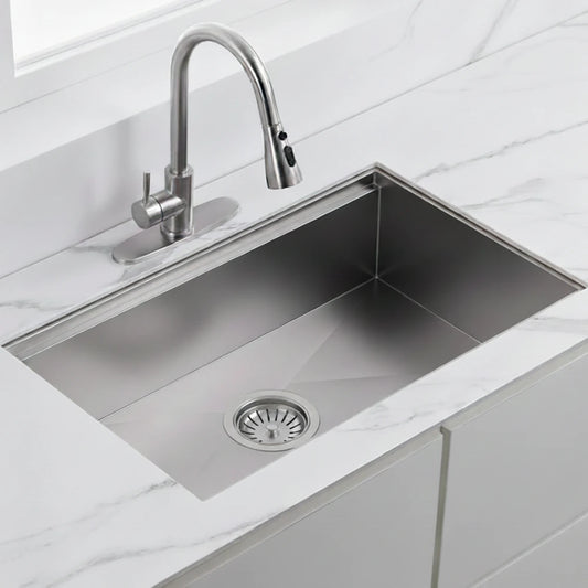 32x18/33x19 Inches Kitchen Sink Single Bowl - Work Station