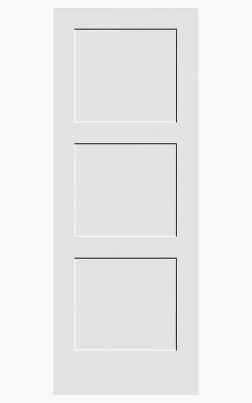 F&D 3 Panel Shaker Solid Core Door (R5Y5)