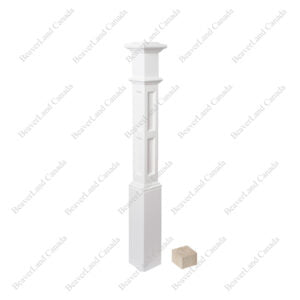5097PW 5-3/4″*5-3/4″*53-1/4″ Painted White 30Pcs/BOX (PB301)