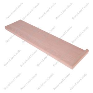 Available in 42”, 48” Square Edge Treads with Front Return, Open on Right Side Red Oak 114 or 120pcs/skid (ST101-R)