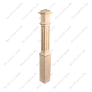 6291RP Raised Panel 6-1/4”*6-1/4”*55” Red Oak 30Pcs/Skid (PB101)