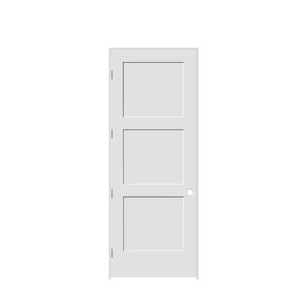 F&D 3 Panel Shaker Solid Core Pre-Hung Door 1-3/4" (54254)