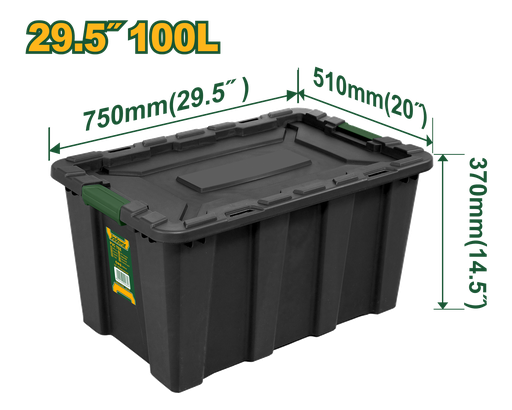 29.5"X100L Plastic Storage Container (JDTB331B)