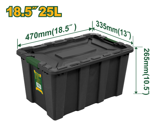 18.5"X25L Plastic Storage Container (JDTB3325)