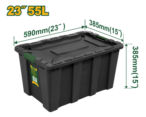 23"X55L Plastic storage container (JDTB3355)