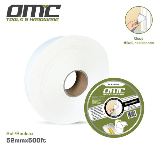 2-1/16"(52mm)x500ft Drywall paper tape (ODPT52500)