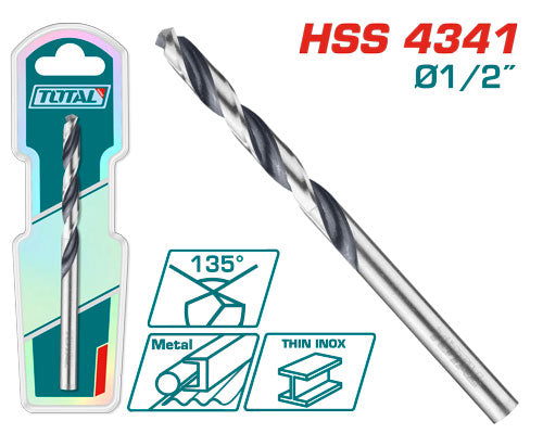 1/2" 4341 HSS drill bit (TAC1200214)