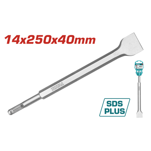 1.5" (40mm) flat SDS plus chisel (TAC15121412)