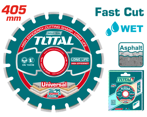 16"X1"Diamond disc for asphalt cutting Laser welded rim (TAC2164051)