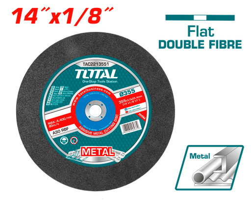 14"x1/8"x1" Cut Off Chop Saw Wheel/Disc/Blade for Metal Cutting (TAC2213551)