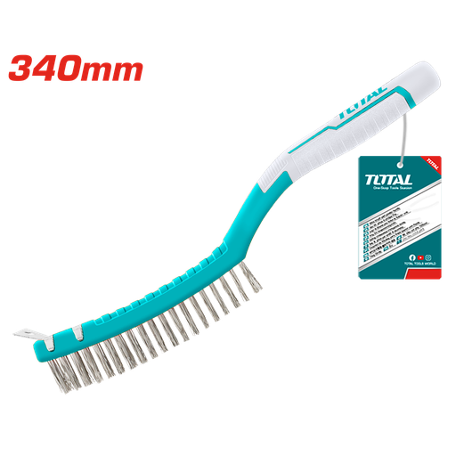 13-1/2" Steel wire brush (3 rows) with shovel knife (TAC38051)