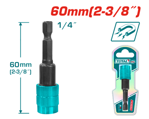 2-3/8" Screwdriver bit holder with release (TAC462602)