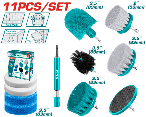 11 Pcs Cleaning brush set (TACB1101)