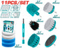 11 Pcs Cleaning brush set (TACB1101)