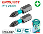2PCS PH1X1" Impact screwdriver bits set (TACIM71PH125)