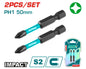 2PCS PH1X2" Impact screwdriver bits set (TACIM71PH150)