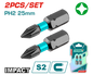 2PCS PH2X1" Impact screwdriver bits set (TACIM71PH225)