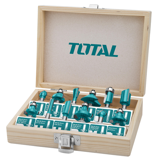12pcs Router bits set(12mm) (TACSR2121)