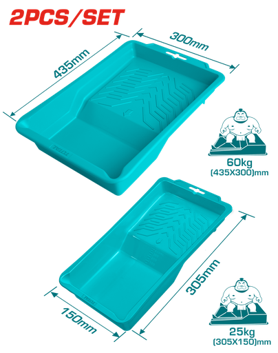 2 Pcs paint tray set (10"&4") (TCHPTT435105)