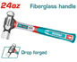 24oz Ball pein hammer with fiberglass handle (THBPH61024)