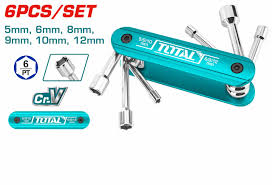 6 Pcs  folding nut driver set (THFND061)