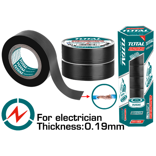 10 YardsX0.19MM PVC Electrical Insulating tape (THPET1102)