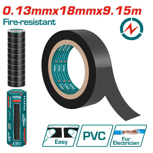 10 YardsX0.13MM PVC Electrical Insulating tape (THPET1103)