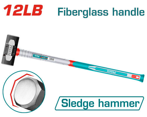 12LB Sledge hammer with fiberglass handle (THSM61598)
