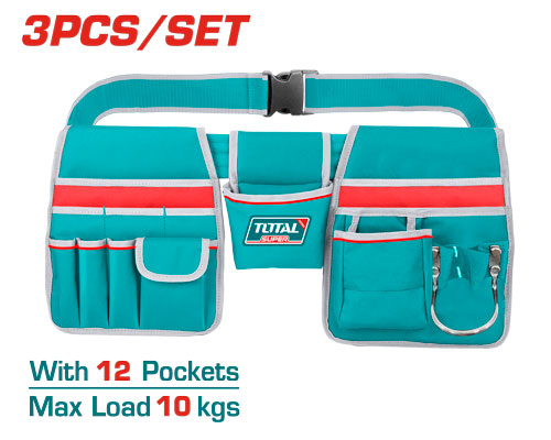 12 Pockets Tools pouch with belt (THT16P20325)