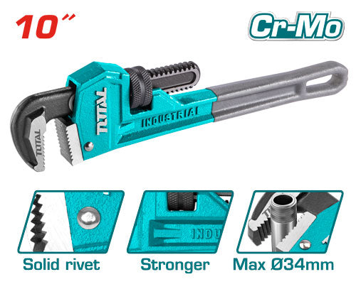 10" Pipe wrench (Coated Handle) (THT171006)