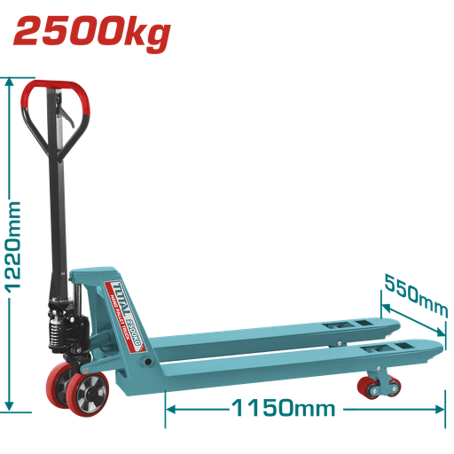2.5Ton 22"X46" Hand pallet truck W/PU wheels (THT301251)