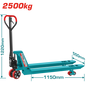 2.5Ton 22"X46" Hand pallet truck W/PU wheels (THT301251)