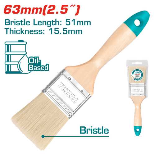 2.5" Paint brush(Wooden Handle) (THT84251)
