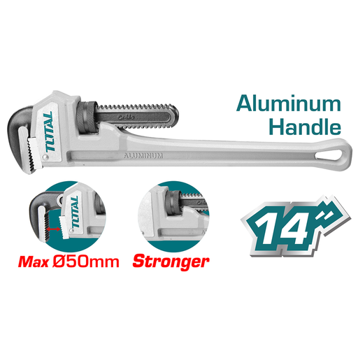 14" Aluminum Handle Pipe Wrench (THTAL17146)