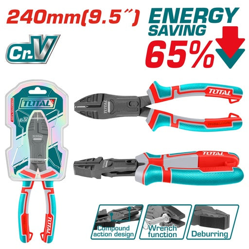 9.5" Energy Saving Compound action combination plier (THTC510956)