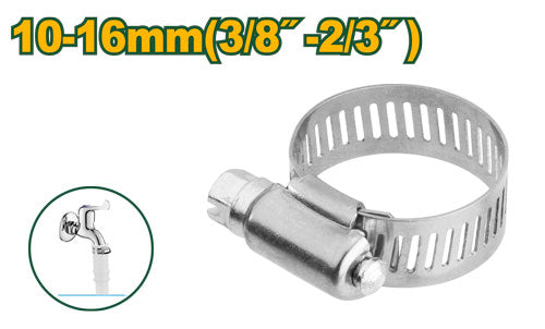 3/8 - 2/3 in. Stainless Steel Hose Clamp (UJDHU1902)