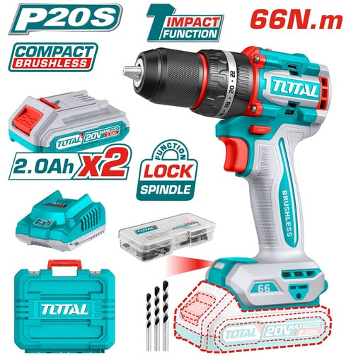 20VX1/2" Compact Brushless Cordless Hammer Drill Combo (UTIDLI20668)