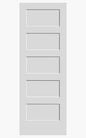 F&D 5 Panel Shaker Solid Core Door 1-3/4" (F&D5PSCDS84-01)