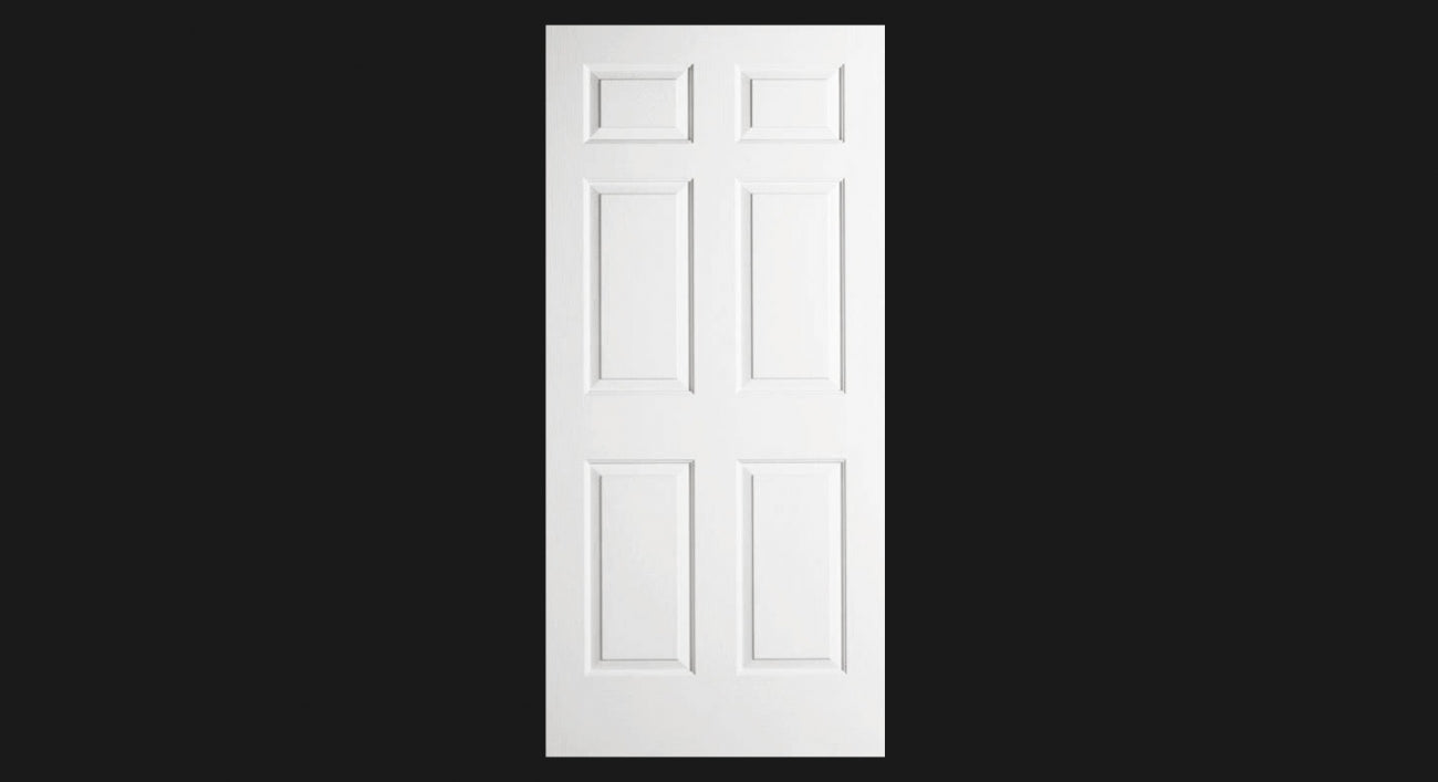 6 Panel Textured Hollow-NAF- Door Slab
